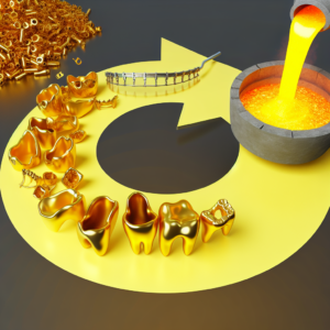מחזור זהב ממוצרים דנטליים