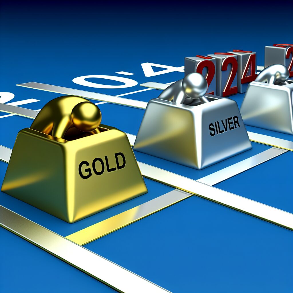 זהב נגד כסף: איזו מתכת יקרה זוכה ב-2024?